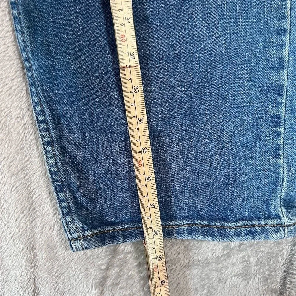 Levis Jeans Mens 38x29 (Fits 36x28) Blue Medium Wash 505 Straight Leg